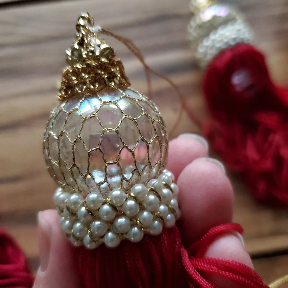 Bundle of 18 Victorian Christmas Tree Ornaments